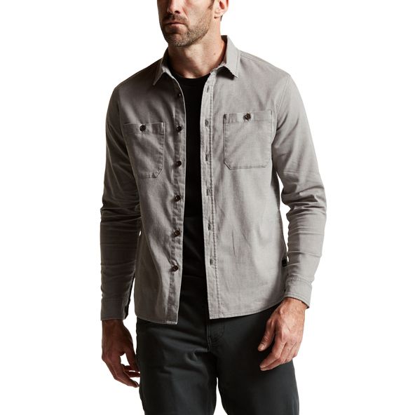 Camisas Sitka Ambary LS Hombre Gris | 8953PYGBZ