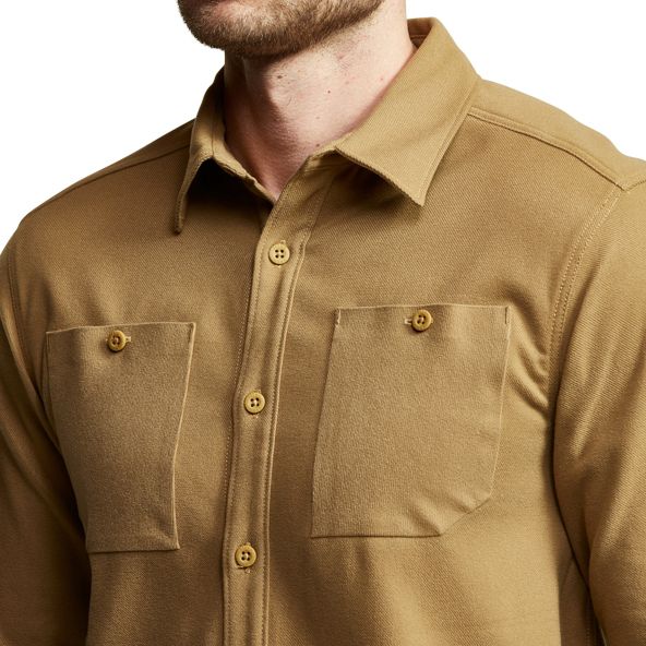 Camisas Sitka Riser Trabajo Hombre Marrones | 0693IWRTH