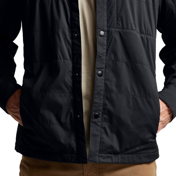 Chaquetas Sitka Canyon Hombre Negras | 8561HUPYA