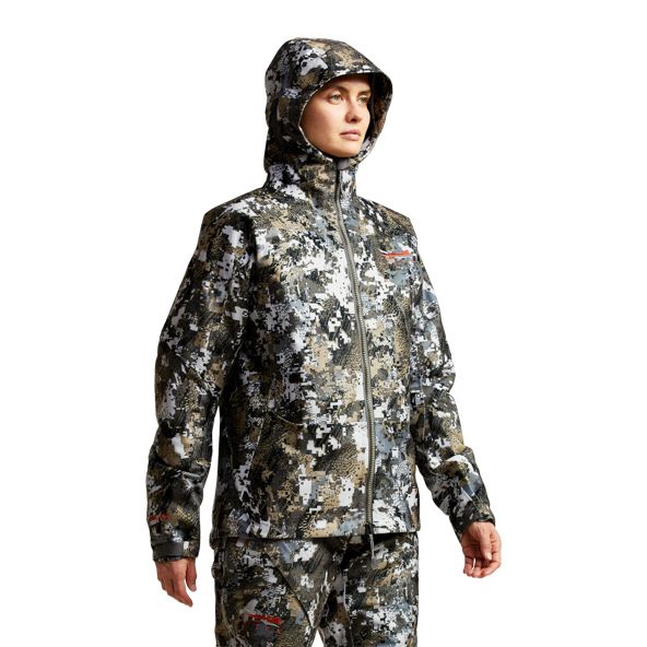 Chaquetas Sitka Downpour Mujer Camuflaje | 0629VOXQT