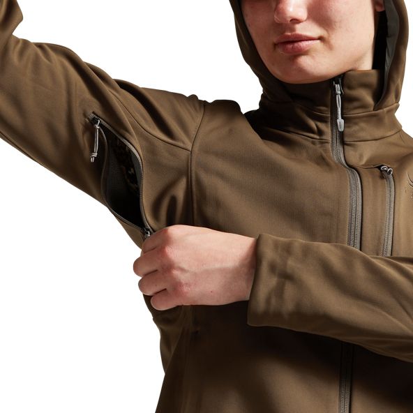 Chaquetas Sitka Jetstream Mujer Marrones | 5864ZGBPT