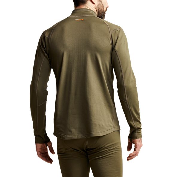 Fleece Sitka Core Midweight Zip-T Hombre Verde | 0971UIQFL