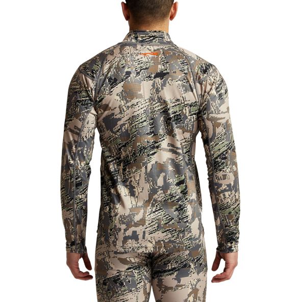 Fleece Sitka Core Midweight Zip-T Hombre Camuflaje | 3945ZOCXD