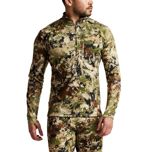 Fleece Sitka Core Midweight Zip-T Hombre Camuflaje | 7324ZYETG