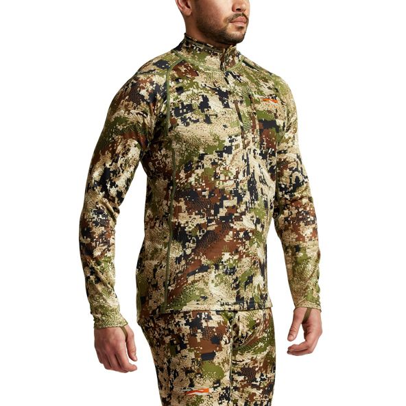 Fleece Sitka Core Midweight Zip-T Hombre Camuflaje | 7324ZYETG