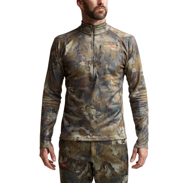 Fleece Sitka Core Midweight Zip-T Hombre Camuflaje | 9186BRGCO