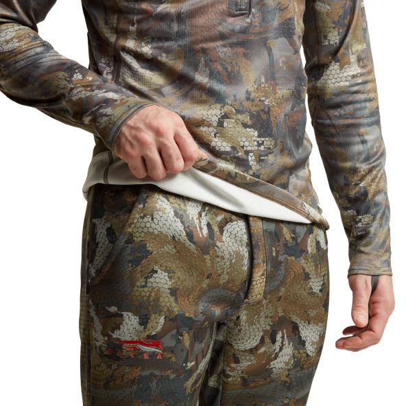 Fleece Sitka Core Midweight Zip-T Hombre Camuflaje | 9186BRGCO