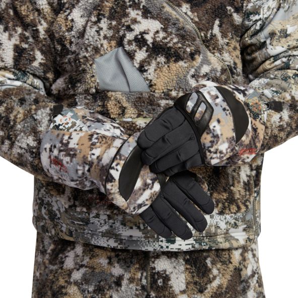 Guantes Sitka Incinerator Flip Mitt Hombre Camuflaje | 9708MLUKG