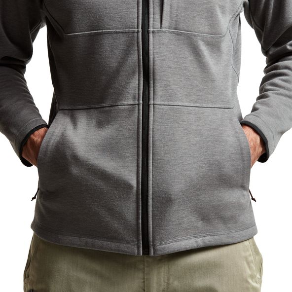 Sudadera Con Capucha Sitka Camp Hombre Gris | 0475TYBFH