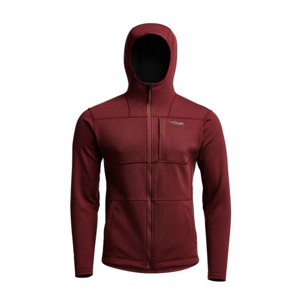 Sudadera Con Capucha Sitka Camp Hombre Rojas | 0894DHMTC