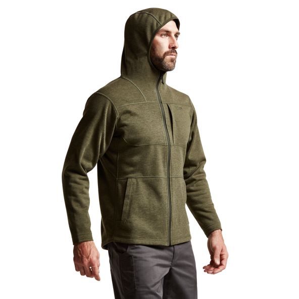 Sudadera Con Capucha Sitka Camp Hombre Verde | 0748MVWGH