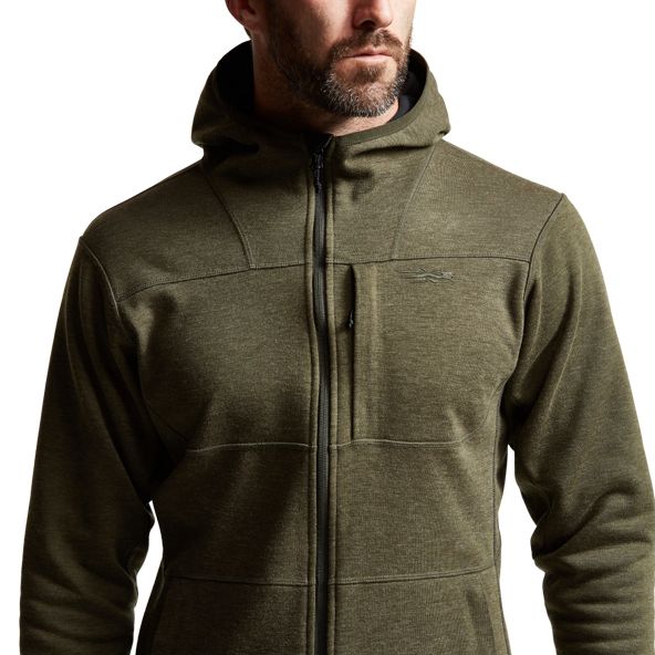 Sudadera Con Capucha Sitka Camp Hombre Verde | 0748MVWGH