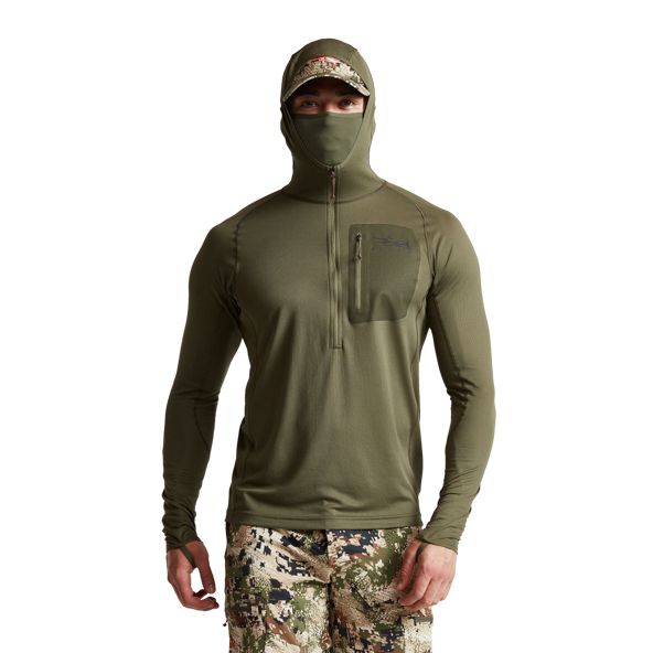 Sudadera Con Capucha Sitka Core Ligeros Hombre Verde | 1489SBGAR