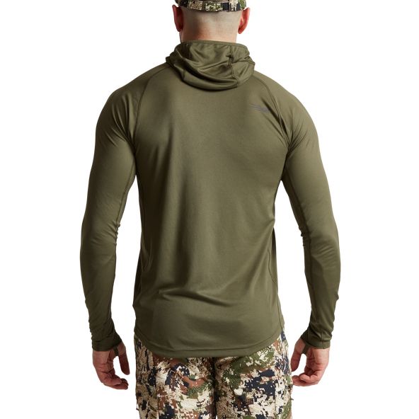 Sudadera Con Capucha Sitka Core Ligeros Hombre Verde | 1489SBGAR