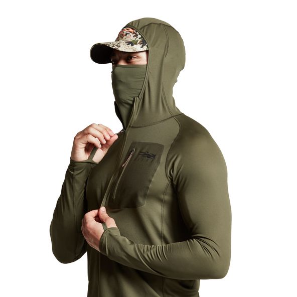 Sudadera Con Capucha Sitka Core Ligeros Hombre Verde | 1489SBGAR