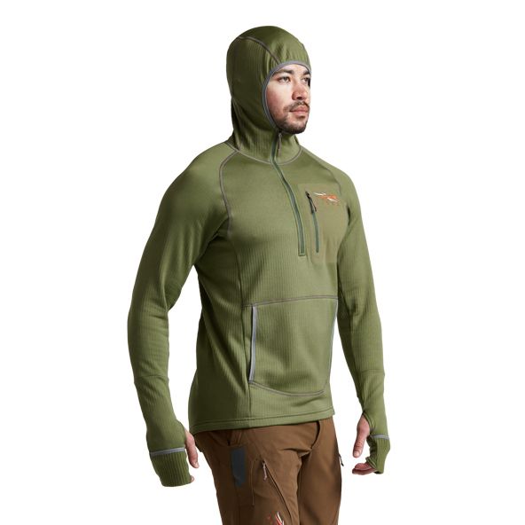 Sudadera Con Capucha Sitka Fanatic Hombre Verde | 1397WRGCZ