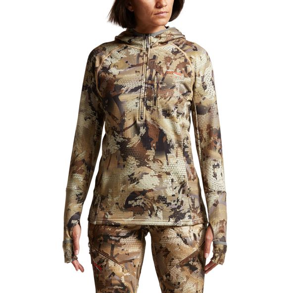 Sudadera Con Capucha Sitka Fanatic Mujer Camuflaje | 4750OMDFP