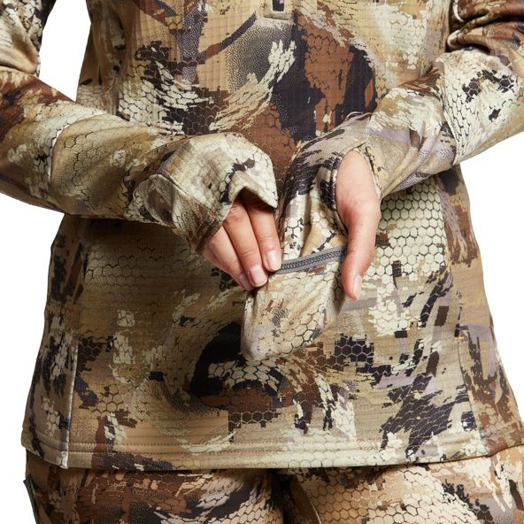 Sudadera Con Capucha Sitka Fanatic Mujer Camuflaje | 4750OMDFP