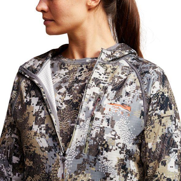 Sudadera Con Capucha Sitka Fanatic Mujer Camuflaje | 4936SIVEJ