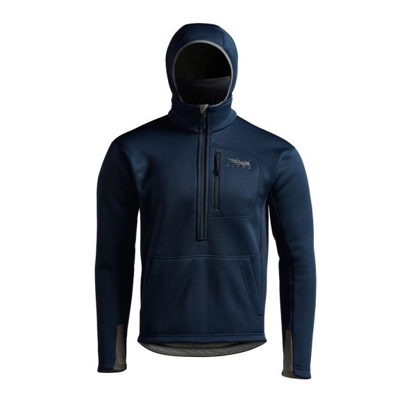 Sudadera Con Capucha Sitka Gradient Hombre Azules | 8625GXCBP