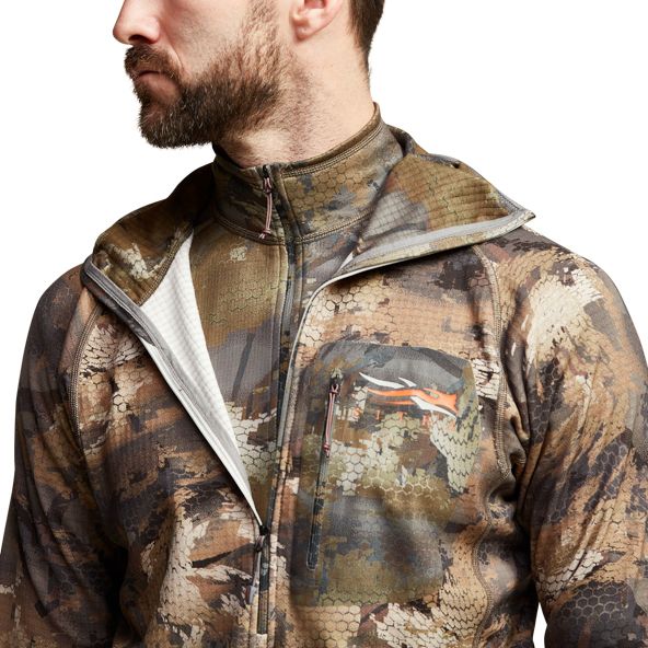 Sudadera Con Capucha Sitka Grinder Hombre Camuflaje | 5390UZOKF