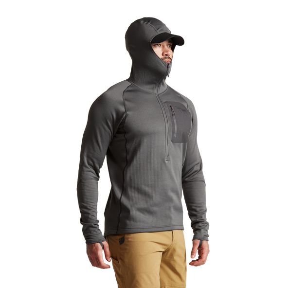 Sudadera Con Capucha Sitka Heavyweight Hombre Gris | 7198SQLPO