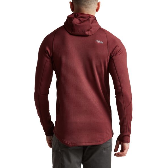 Sudadera Con Capucha Sitka Heavyweight Hombre Rojas | 8597HNMWF