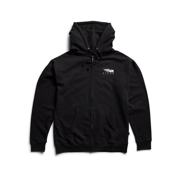 Sudadera Con Capucha Sitka Icon Full Zip Hombre Negras | 5627HDRYQ