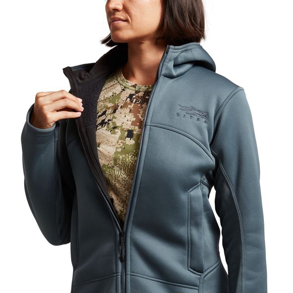 Sudadera Con Capucha Sitka Traverse Mujer Azules | 7961IBFAV