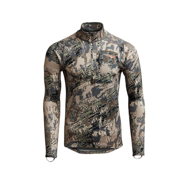 Fleece Sitka Core Midweight Zip-T Hombre Camuflaje | 3945ZOCXD