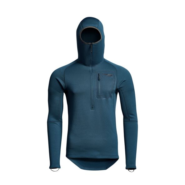 Sudadera Con Capucha Sitka Heavyweight Hombre Azules | 3715ENHDW